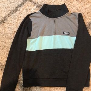 Half zip up sweatshirt